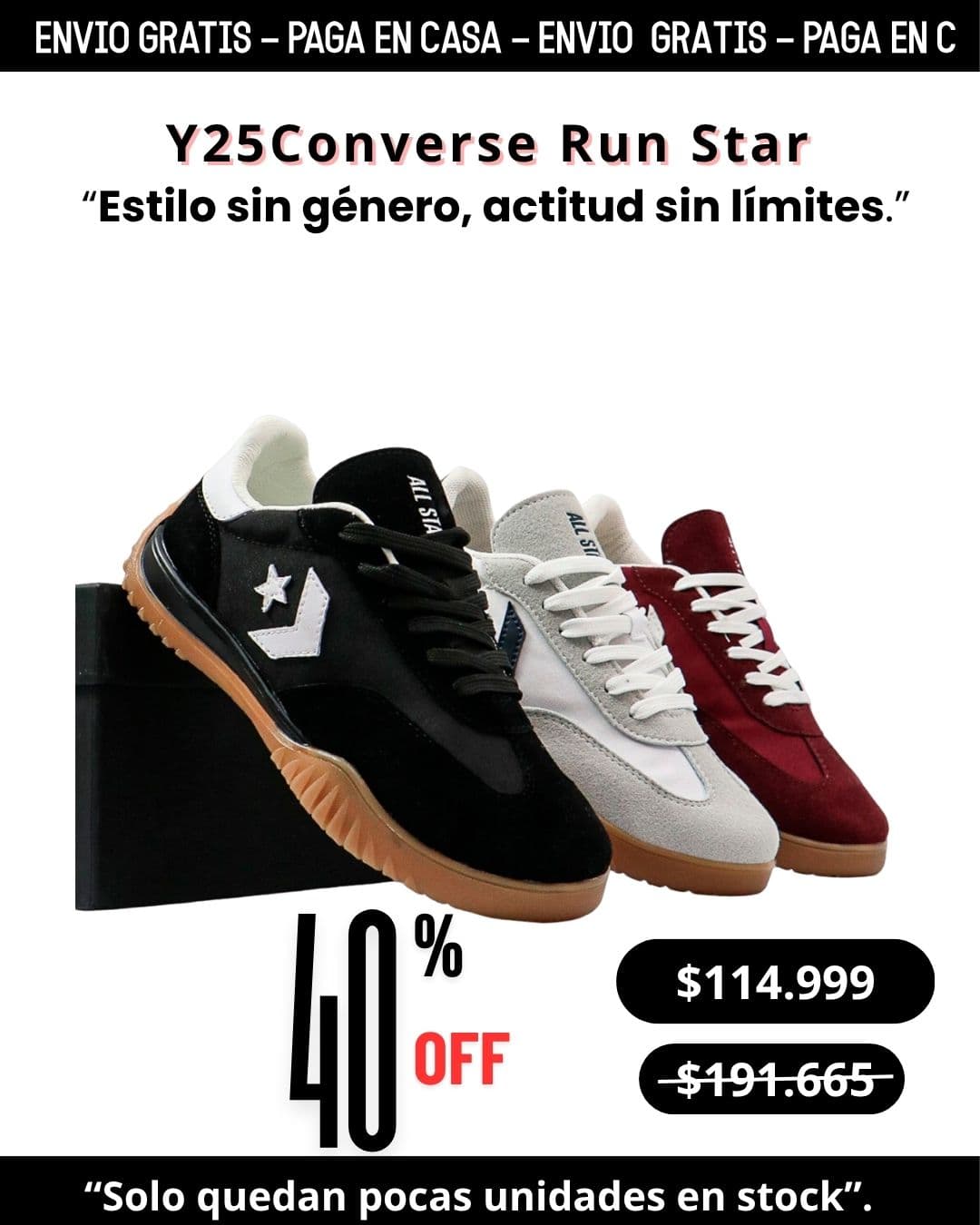 Y25 CONVERSE RUN STAR