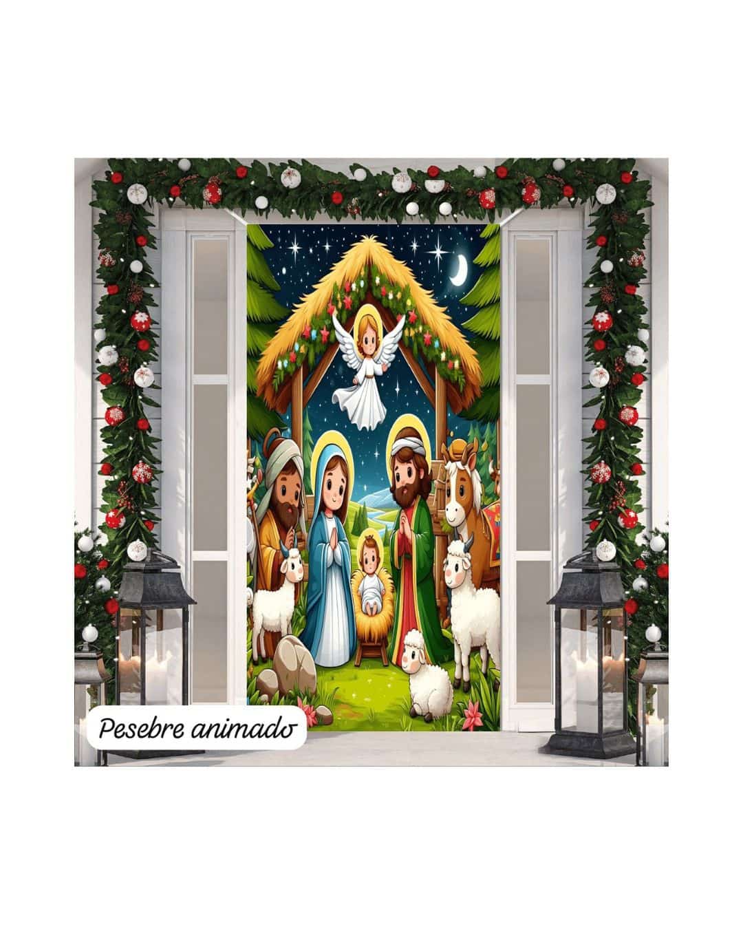 Fundas Navideñas Para Puertas