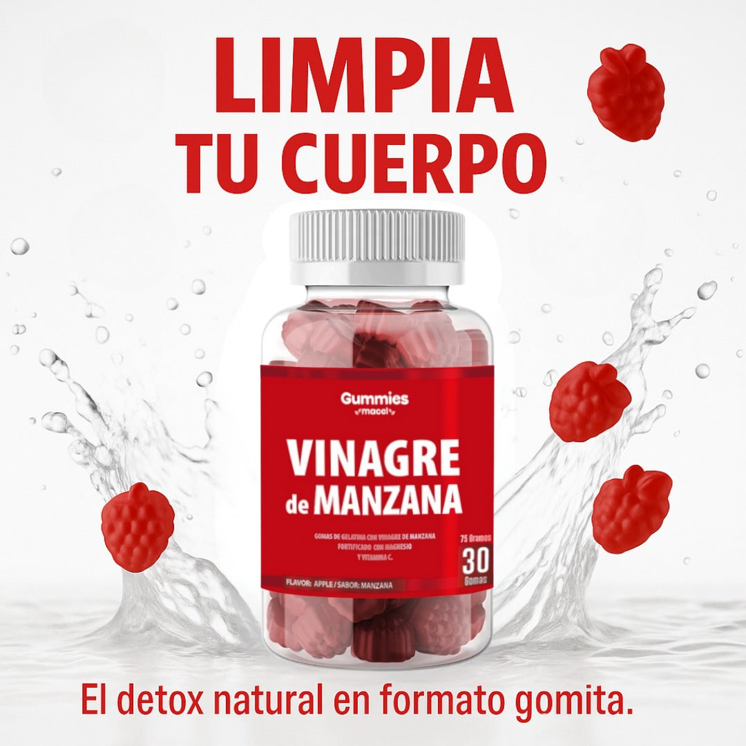 Gomitas de vinagre de manzana