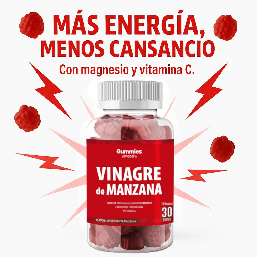 Gomitas de vinagre de manzana
