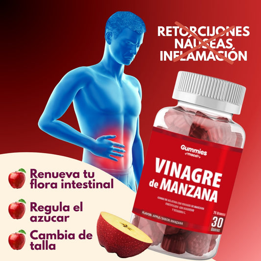 Gomitas de vinagre de manzana